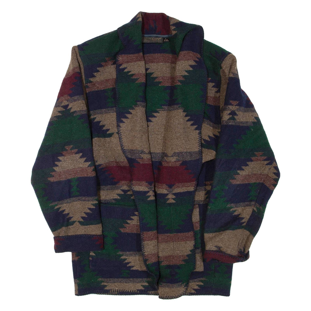 KAREN KANE Womens Jacket Blue Wool L