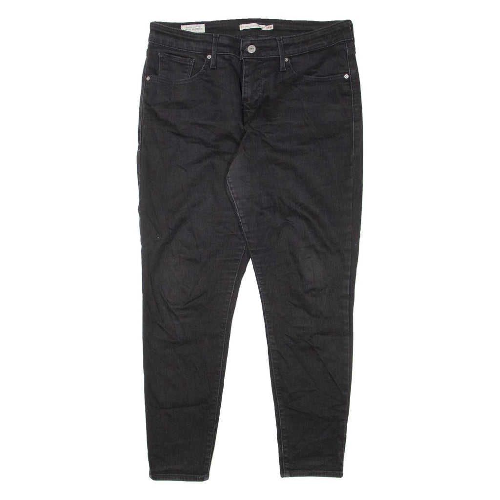 LEVI'S 310 Shaping BIG E Womens Jeans Black Slim Skinny W30 L26