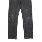 LEVI'S 511 Mens Slim Black Denim Raw W30 L30 Classic Zip Cotton Blend Jeans