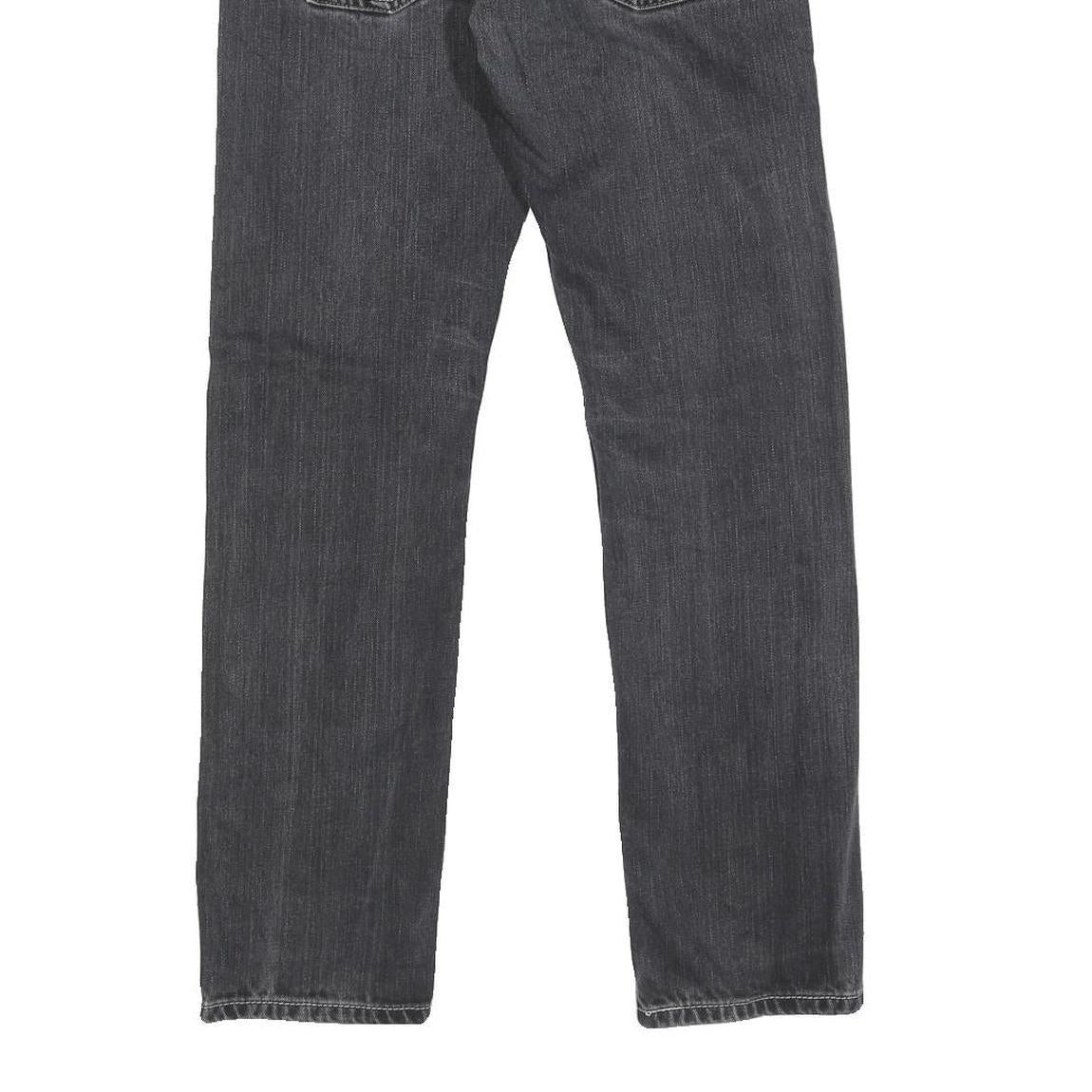 LEVI'S 511 Mens Slim Black Denim Raw W30 L30 Classic Zip Cotton Blend Jeans