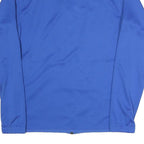 NEW BALANCE Mens Blue Track Jacket S Polyester Blend Zip Athletic Sportswear