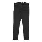 LEVI'S 711 Womens Slim Black Denim Jeans Cotton Blend Zip W29 L27 Skinny Fit