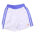 ADIDAS Mens White & Blue Sports Shorts L W30 Mesh Stylish Lightweight