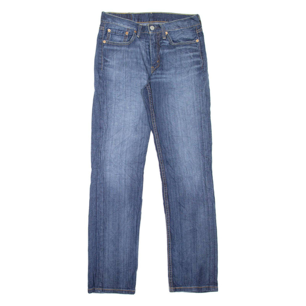 LEVI'S 514 Jeans Mens Blue Slim Straight Stone Wash W29 L32