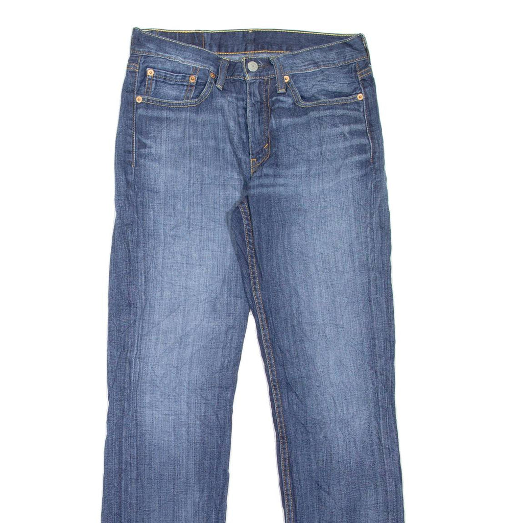 LEVI'S 514 Jeans Mens Blue Slim Straight Stone Wash W29 L32