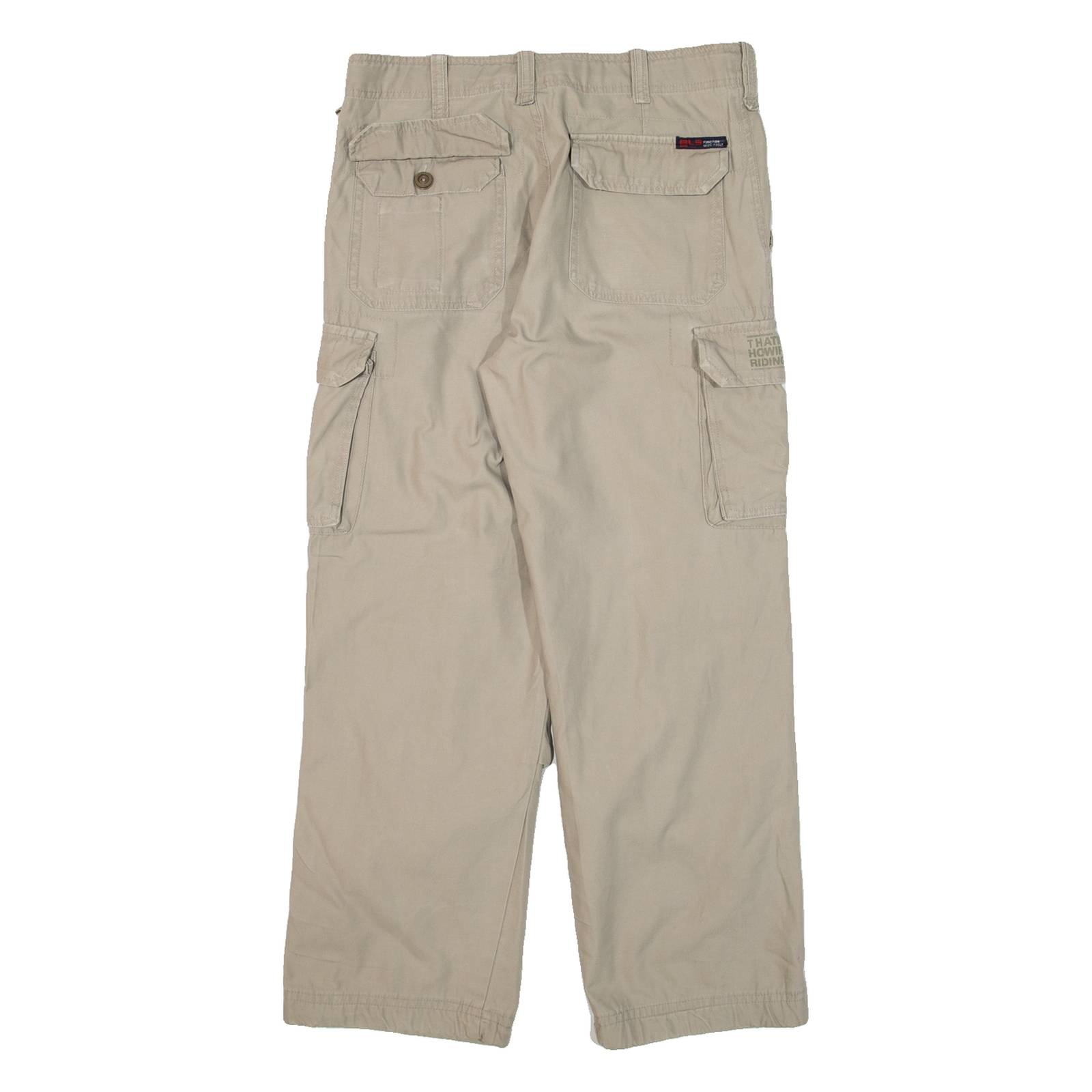 BLESSING Cargo Mens Trousers Grey Relaxed Tapered W30 L28