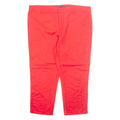 TOMMY HILFIGER Chino Womens Trousers Red Regular Tapered W40 L23
