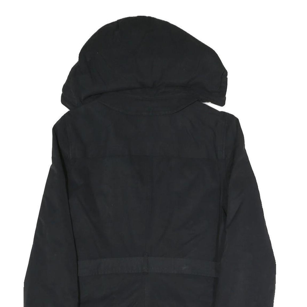 VICTORINOX Womens Black Jacket S Polyester Blend Zip Hooded Classic Fit Stylish