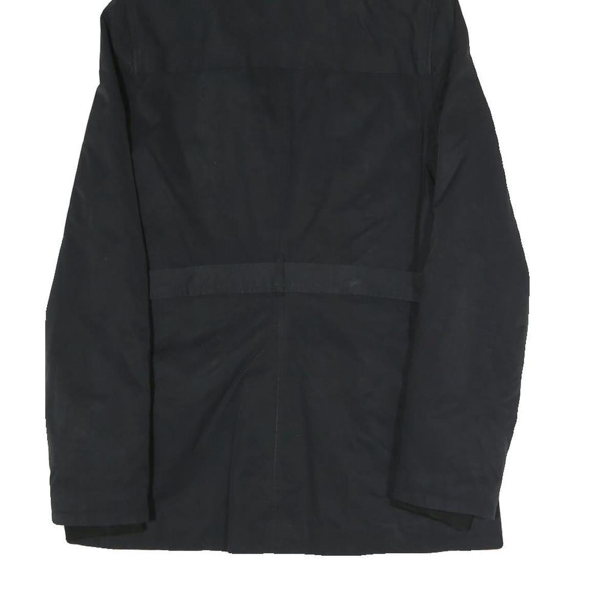 VICTORINOX Womens Black Jacket S Polyester Blend Zip Hooded Classic Fit Stylish