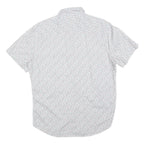 SOVERIGN CODE Mens White Floral Cotton Blend Shirt XL Lightweight Casual Summer