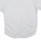 SOVERIGN CODE Mens White Floral Cotton Blend Shirt XL Lightweight Casual Summer