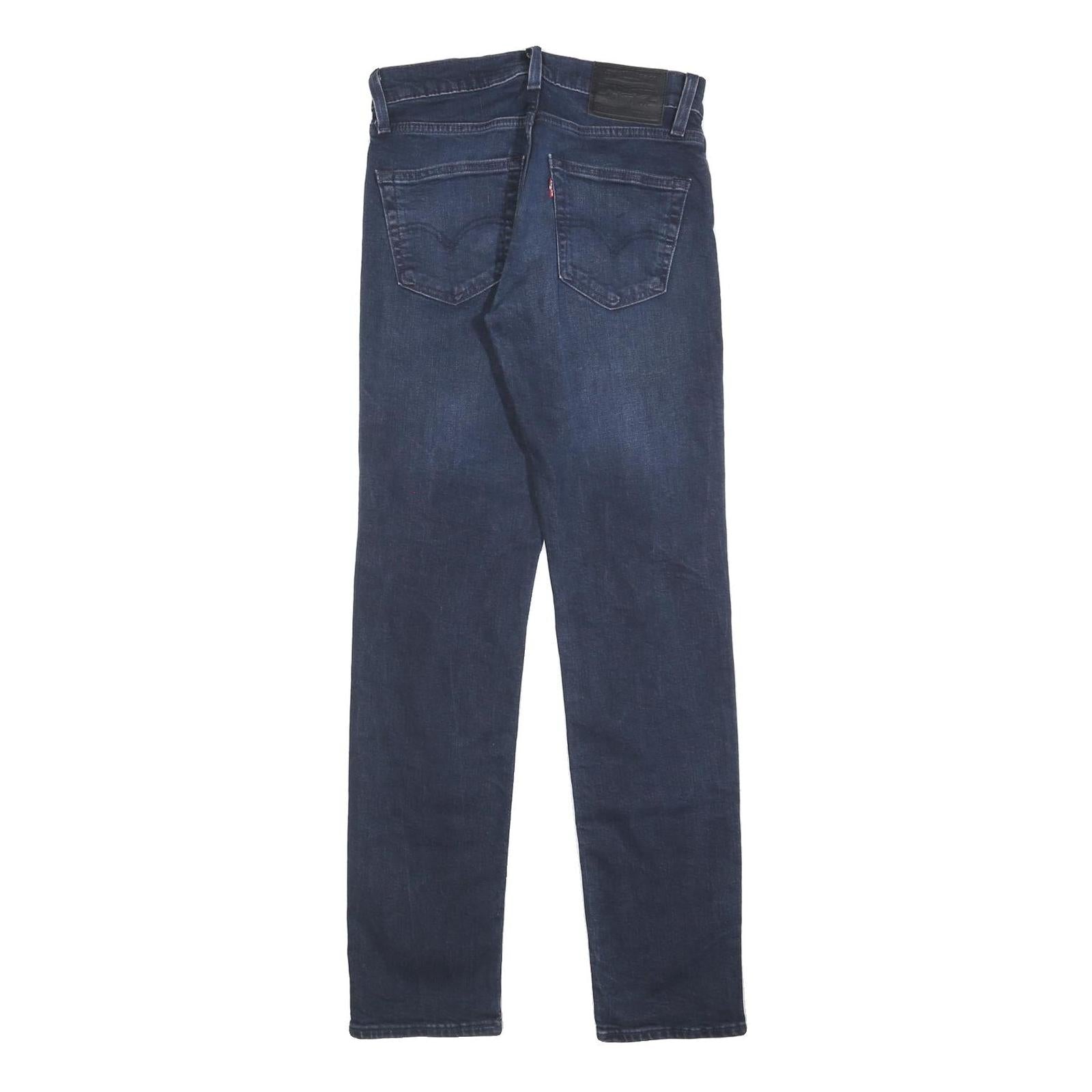 LEVI'S 511 BIG E Mens Slim Jeans Denim Dark W28 L32 Classic Zip Cotton Blend