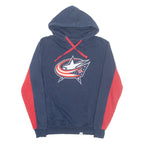 FANATIC Blue Jackets Mens Blue Hoodie USA S