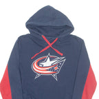FANATIC Blue Jackets Mens Blue Hoodie USA S