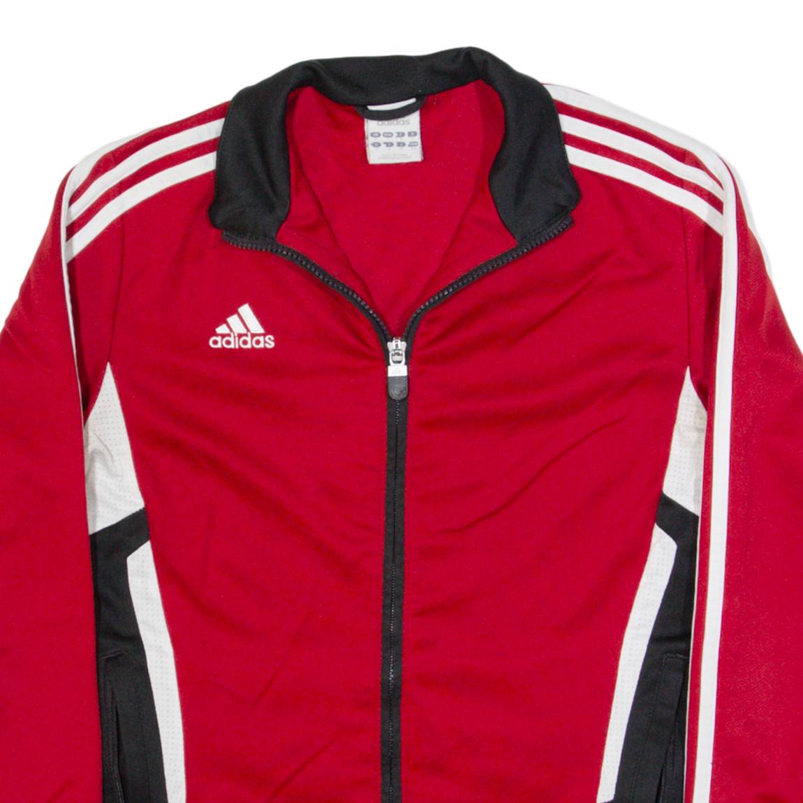 ADIDAS Womens Track Jacket Red S