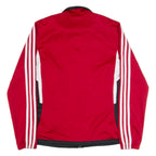 ADIDAS Womens Track Jacket Red S