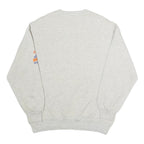 JERZEES Mens Grey Stout Elementary Dragon Graphic Crew Neck L Sweatshirt