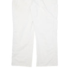 DICKIES Mens Cotton Blend White Casual Regular Straight Trousers W34 L29
