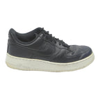 NIKE Air Force 1 Womens Black Leather Trainers UK 5.5 Classic Comfort Streetwear
