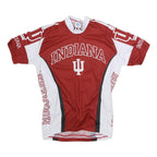 ADRENALINE Mens Red & White Indiana Cycling Jersey M Short Sleeve Crew Neck