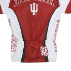 ADRENALINE Mens Red & White Indiana Cycling Jersey M Short Sleeve Crew Neck