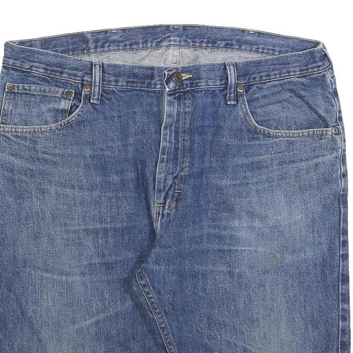 WRANGLER Mens Denim Blue Casual Shorts XL W38 Cotton Blend Comfortable Fit