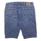 WRANGLER Mens Denim Blue Casual Shorts XL W38 Cotton Blend Comfortable Fit
