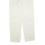 CALVIN KLEIN JEANS Mens Cotton Blend Cream Regular Straight Trousers W32 L34