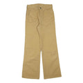 LEE Womens Cotton Blend Beige Regular Fit Flared Trousers W26 L29 Classic Style