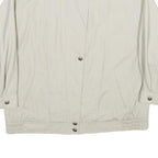 RAVENS Womens Cream Jacket UK 18 Polyester Blend Zip Plain Classic Fit