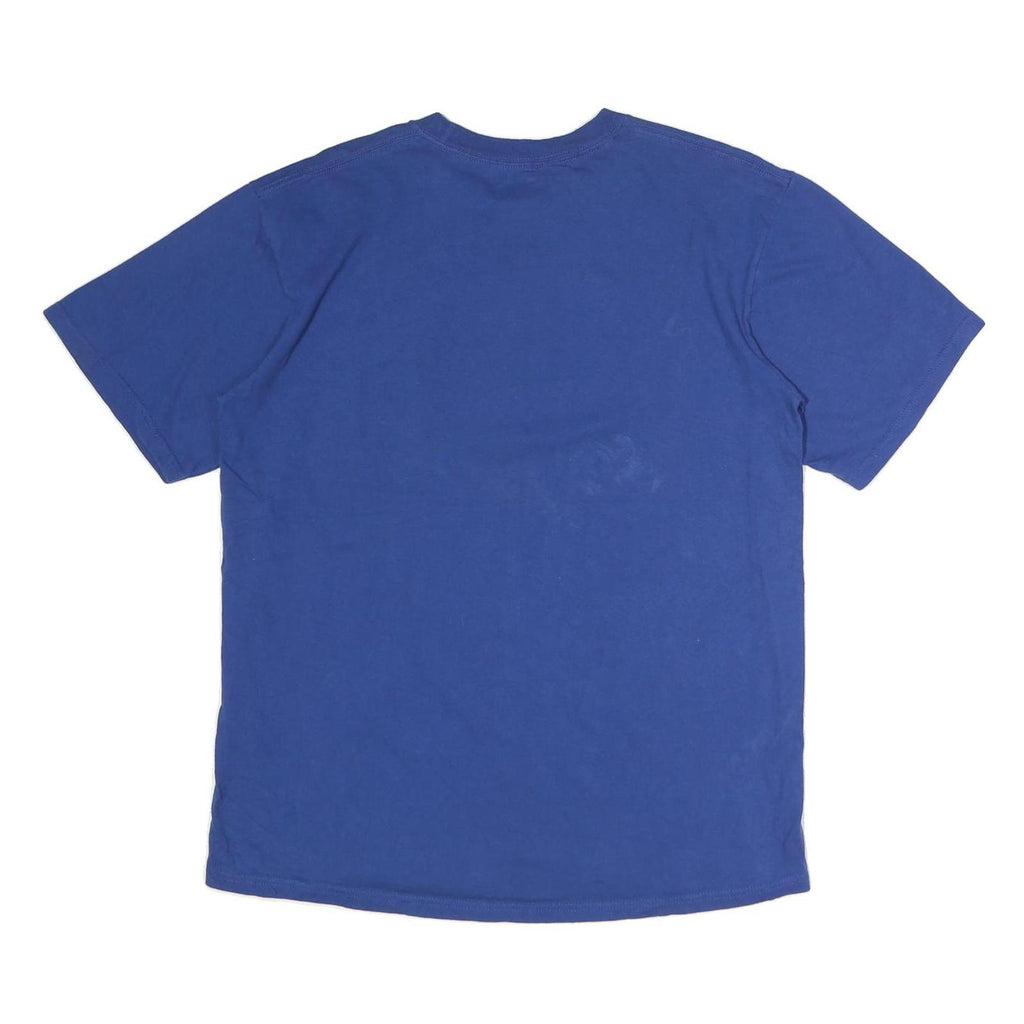 NFL Mens Blue Colts Graphic T-Shirt M Short Sleeve Crew Neck Cotton Cotton