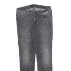 GUESS Womens Slim Grey Denim Jeans Cotton Blend W29 L28 Zip Detail