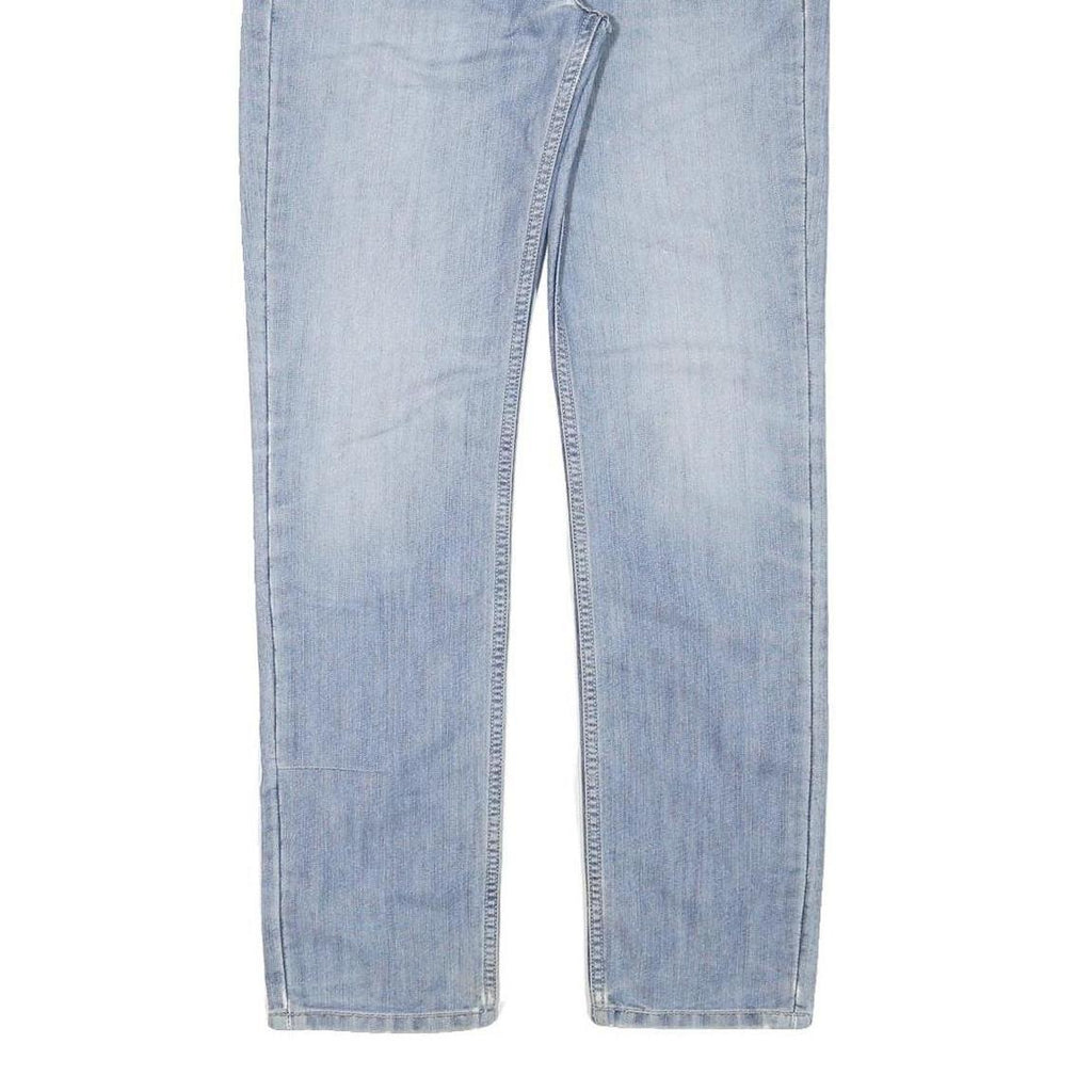 LEVI'S 511 Mens Slim Light Blue Denim Jeans Cotton Blend Zip W31 L32 Stylish