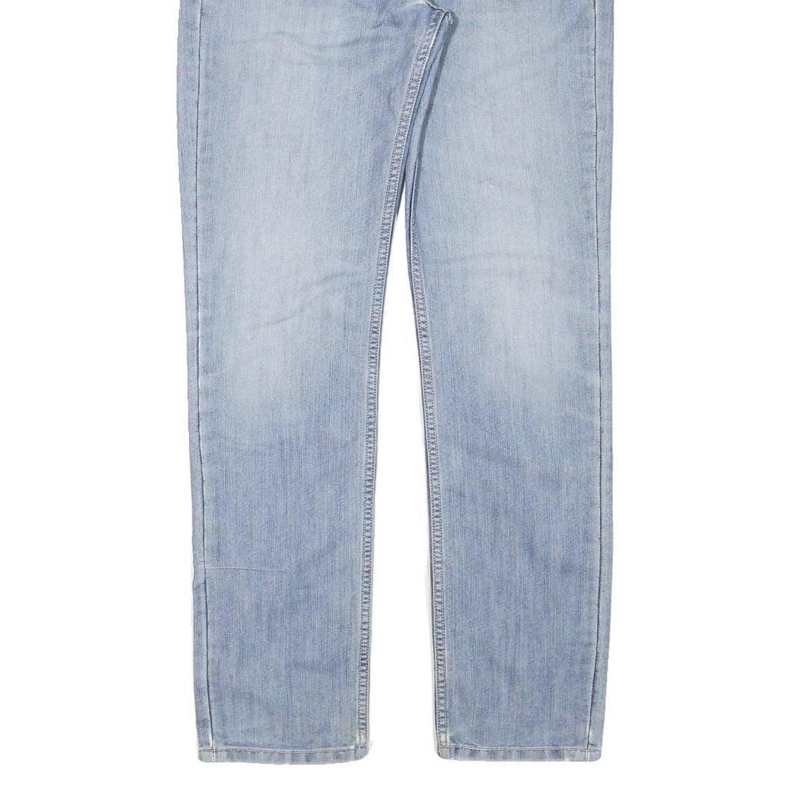 LEVI'S 511 Mens Slim Light Blue Denim Jeans Cotton Blend Zip W31 L32 Stylish