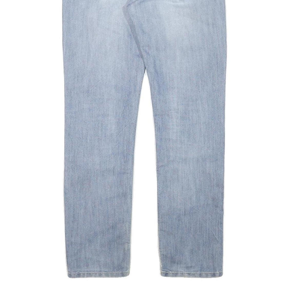 LEVI'S 511 Mens Slim Light Blue Denim Jeans Cotton Blend Zip W31 L32 Stylish