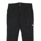 ENGELBERT STRAUSS Womens Black Regular Fit Cargo Trousers W40 L31 Workwear Zip