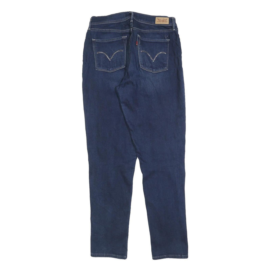 LEVI'S 712 Mens Jeans Blue Regular Slim Denim Medium W30 L32 Stretch Classic