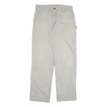 CARHARTT Mens Relaxed Straight Beige Denim Light W32 L32 Workwear Pants