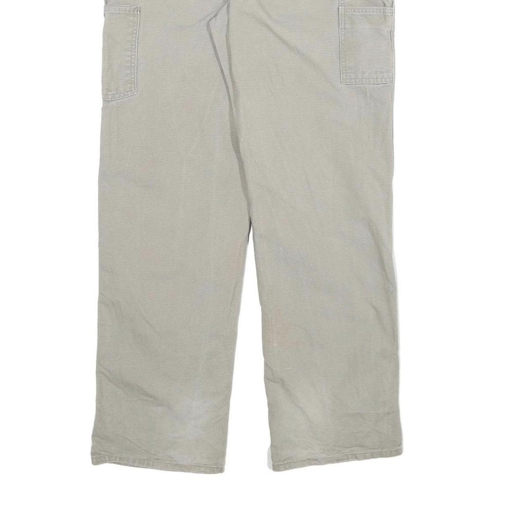 CARHARTT Mens Relaxed Straight Beige Denim Light W32 L32 Workwear Pants
