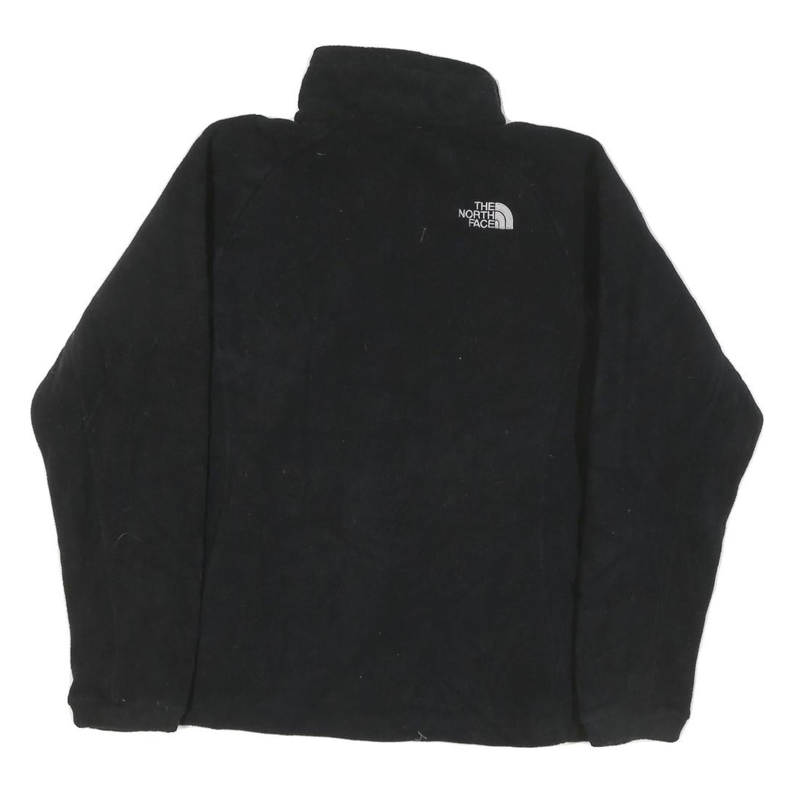 THE NORTH FACE Womens Black Jacket M Polyester Blend Zip Outdoor Casual Warm