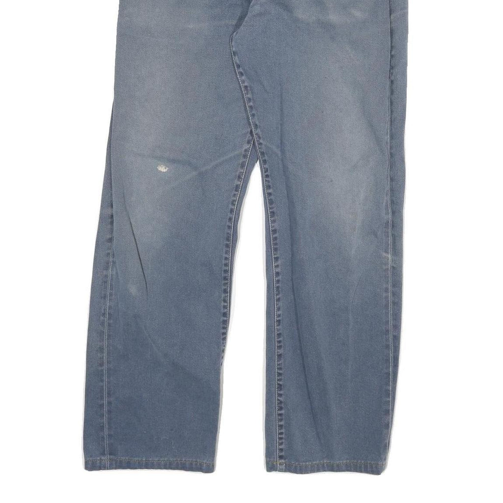 LEVI'S Mens Regular Fit Blue Denim Plain Jeans W30 L29 Classic Button Closure