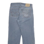 LEVI'S Mens Regular Fit Blue Denim Plain Jeans W30 L29 Classic Button Closure