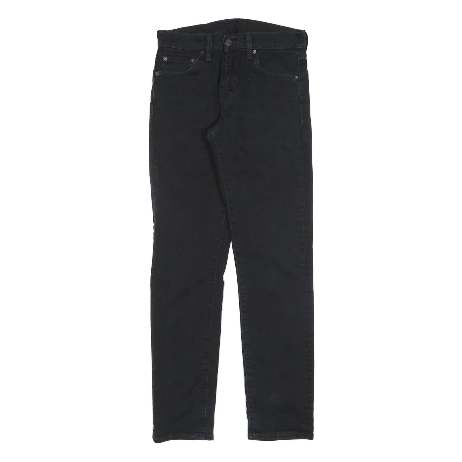 LEVI'S 511 Slim Mens Jeans Black Slim Skinny Denim W30 L32 Stretch Cotton Blend