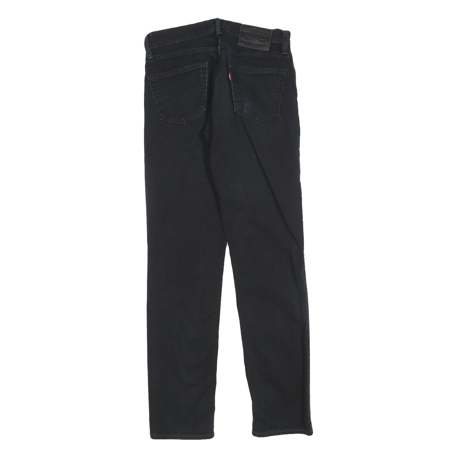 LEVI'S 511 Slim Mens Jeans Black Slim Skinny Denim W30 L32 Stretch Cotton Blend