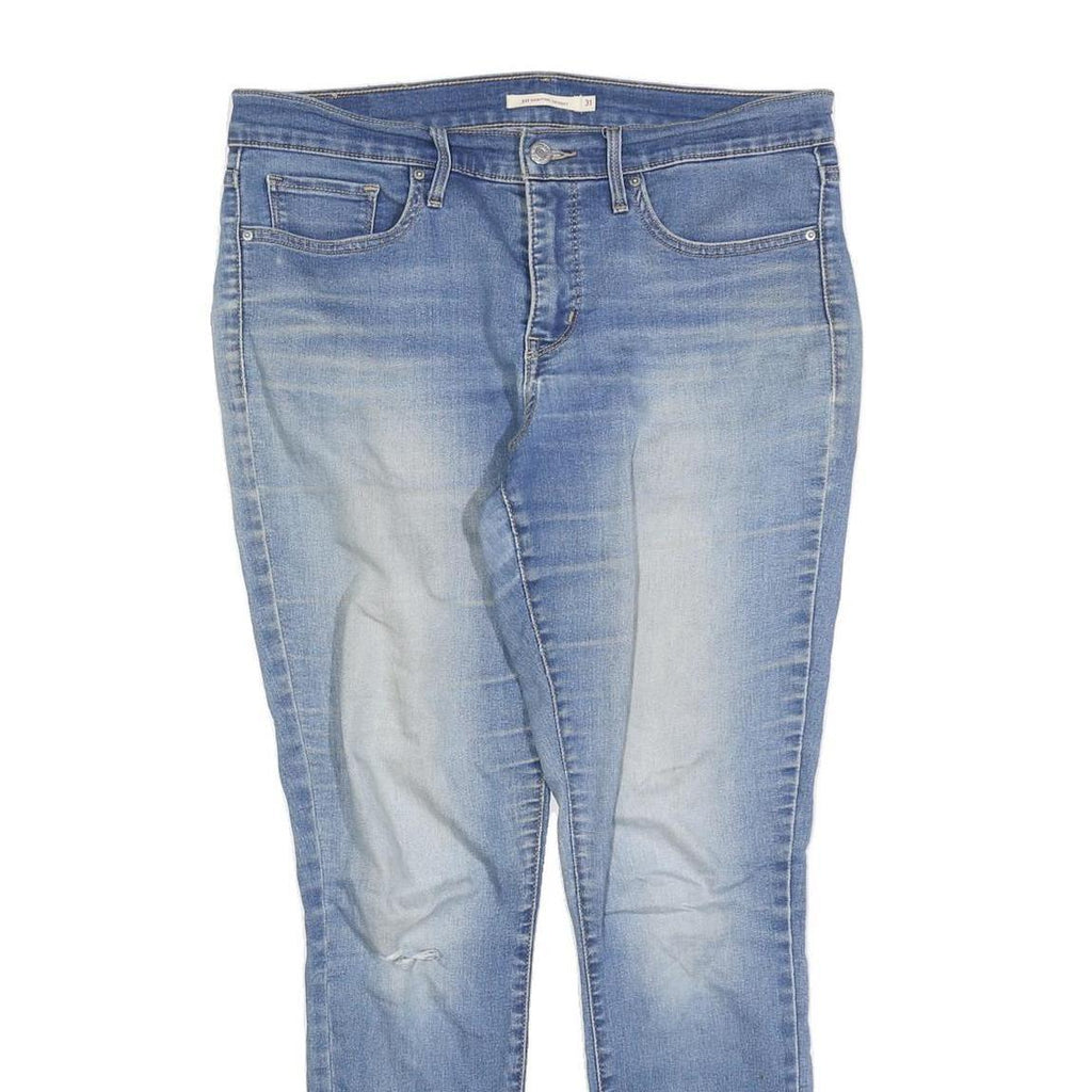 LEVI'S 311 Womens Jeans Blue Slim Skinny Denim Medium W34 L30 Stretch Zip