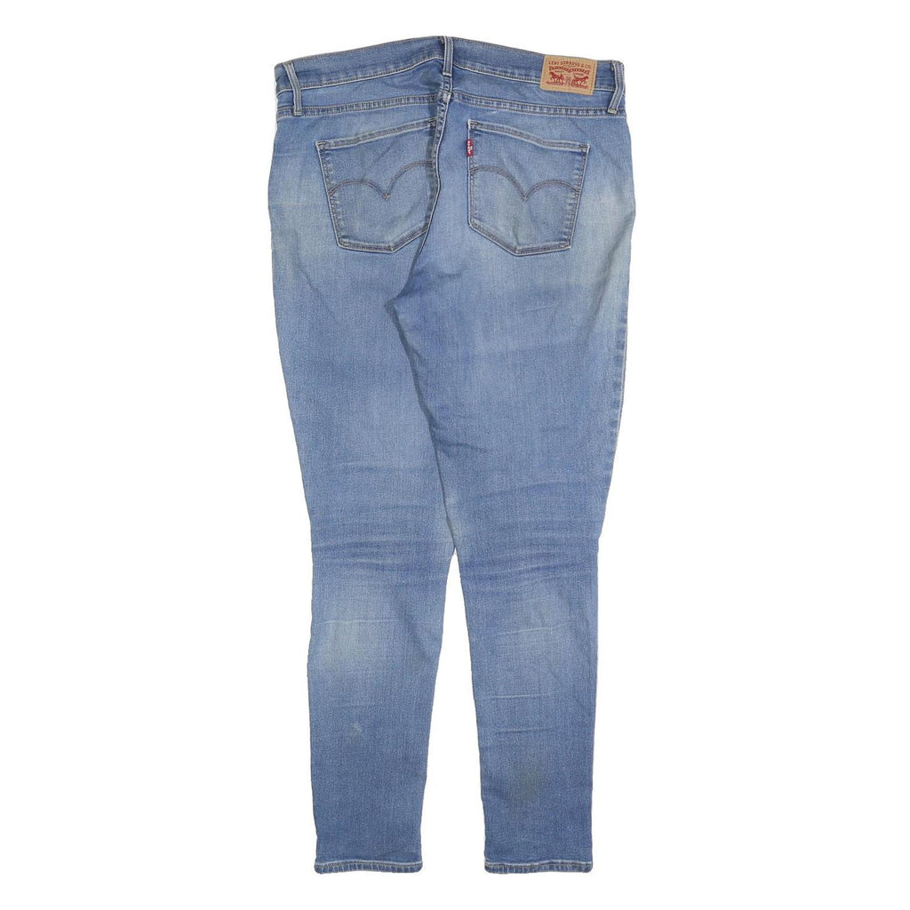 LEVI'S 311 Womens Jeans Blue Slim Skinny Denim Medium W34 L30 Stretch Zip