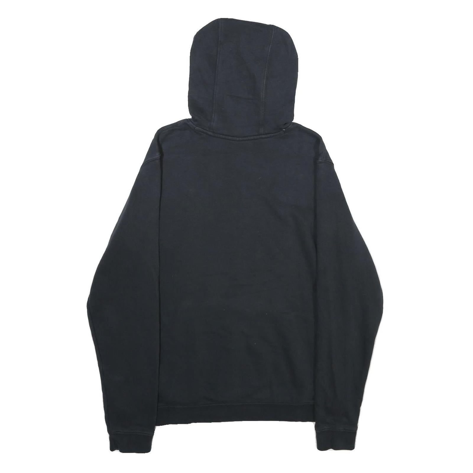 NIKE Mens Black Warriors Softball Pullover Hoodie M Cotton Blend Sportswear