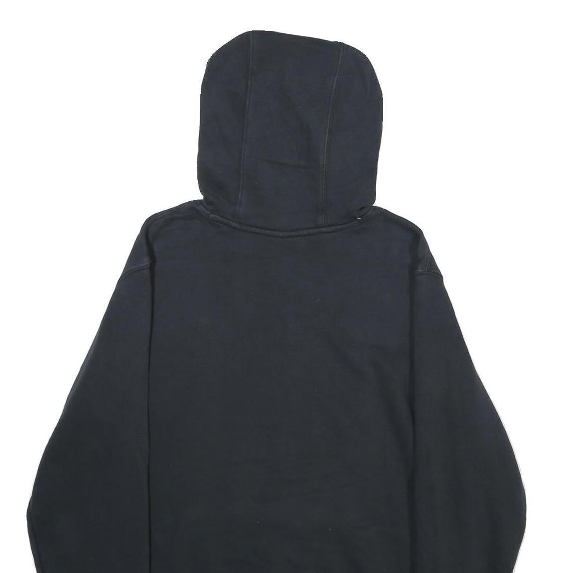 NIKE Mens Black Warriors Softball Pullover Hoodie M Cotton Blend Sportswear