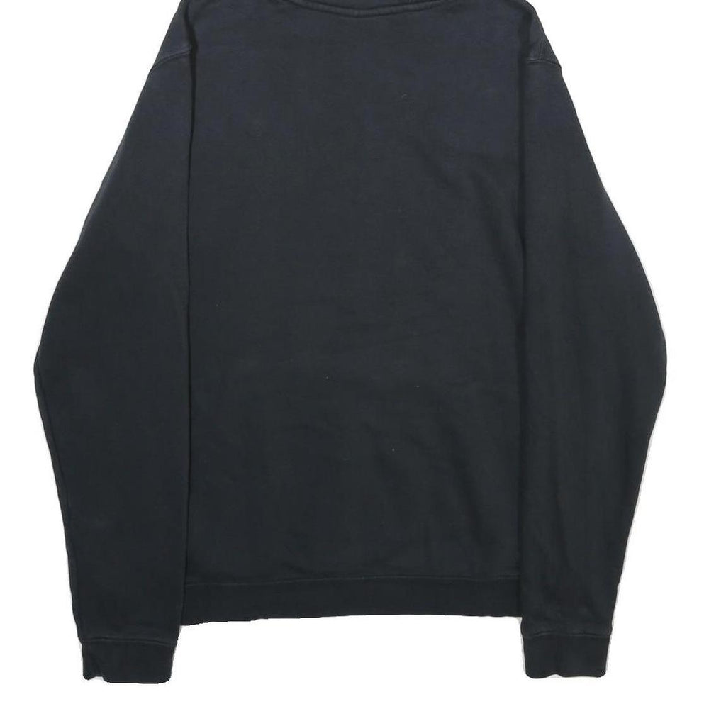 NIKE Mens Black Warriors Softball Pullover Hoodie M Cotton Blend Sportswear