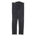 LEVI'S 510 BIG E Mens Jeans Black Slim Skinny Denim W32 L29 Distressed